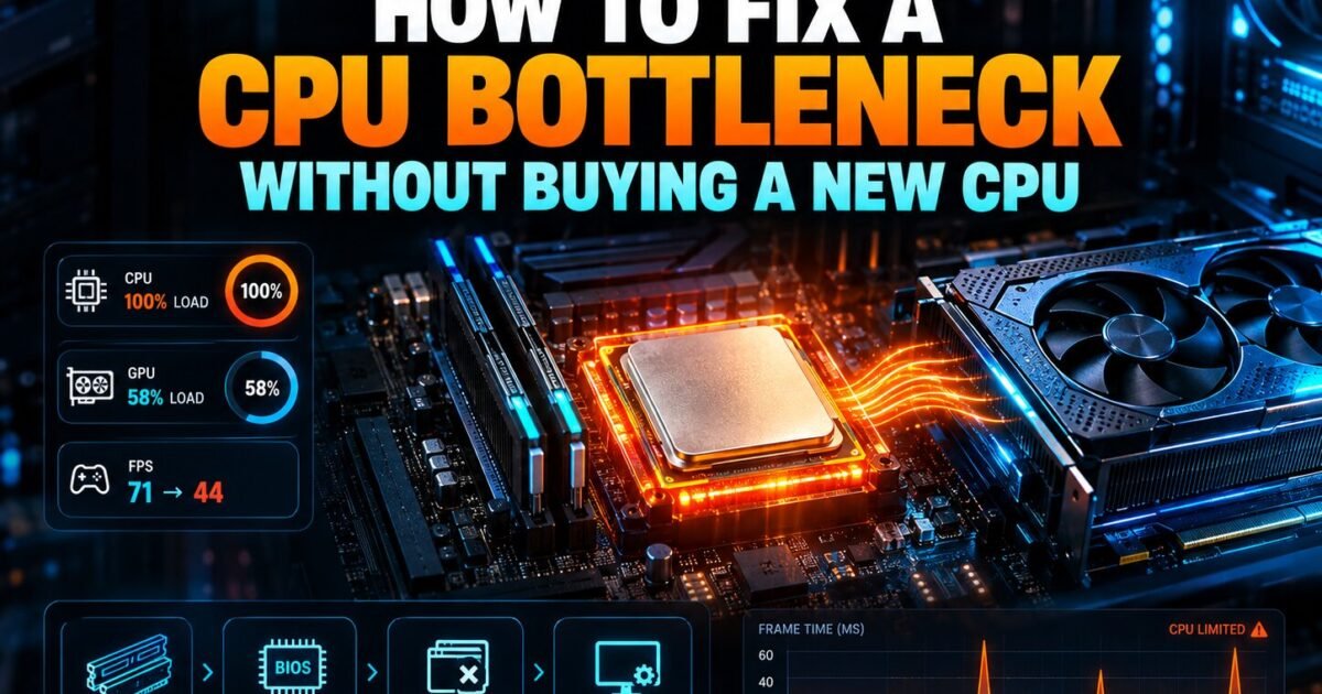 how to fix cpu bottleneck