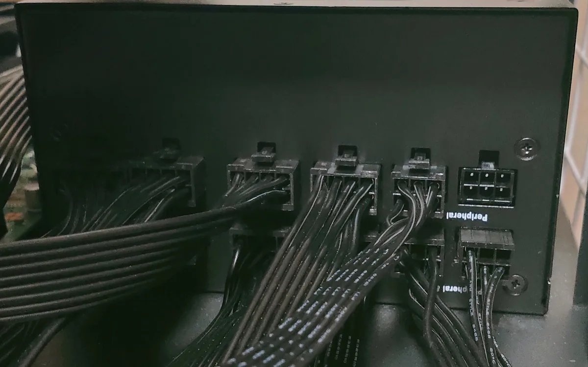 A fully modular ATX power supply unit